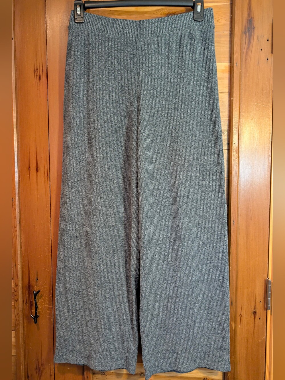 Old Navy Gray Wide-Leg Knit Pants